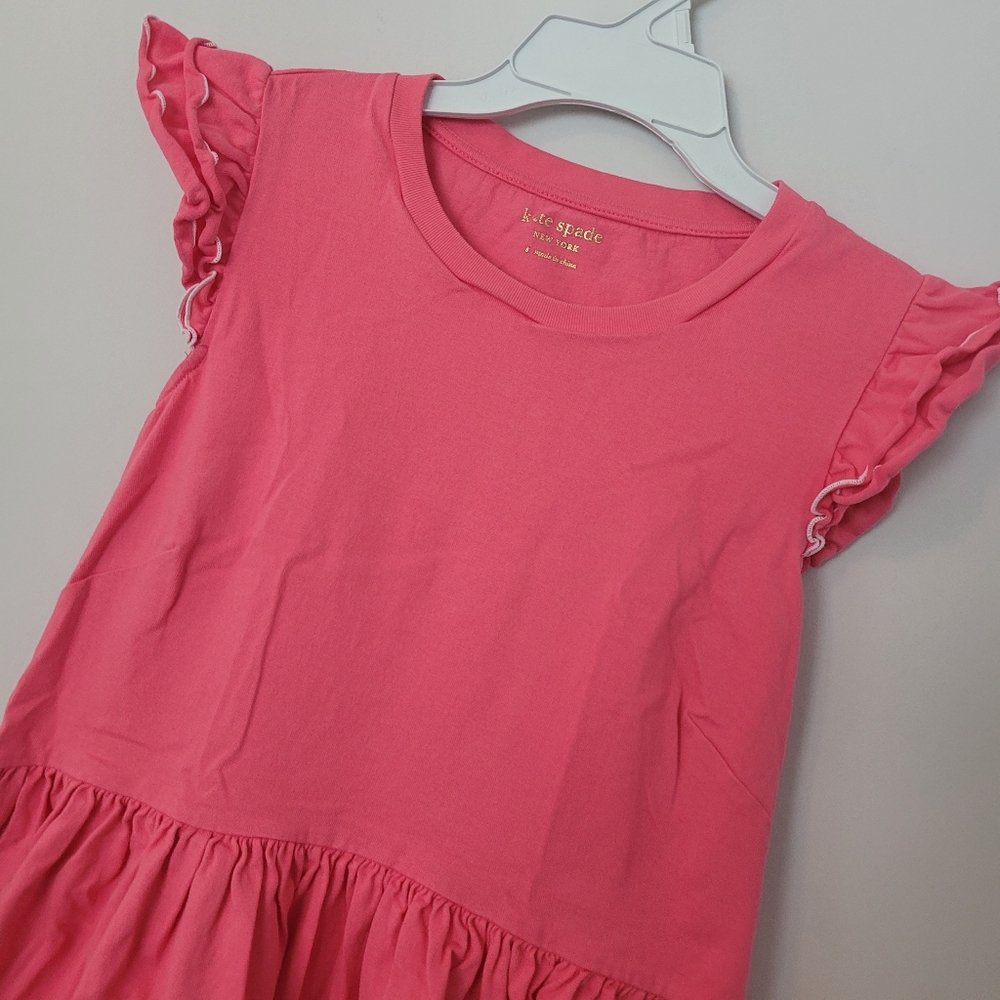 Kate Spade Girls pink/coral size small 160/84 Cotton dress
